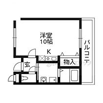 大阪府枚方市牧野阪2丁目（賃貸マンション1R・1階・27.92㎡） その2