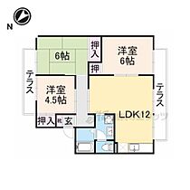 大阪府交野市星田4丁目（賃貸アパート3LDK・2階・62.84㎡） その2