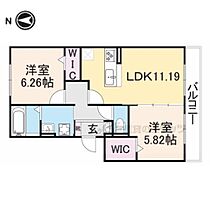 奈良県奈良市秋篠新町（賃貸アパート2LDK・1階・57.51㎡） その2