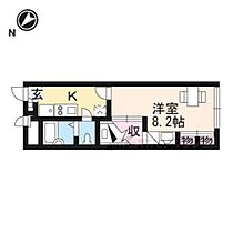 レオパレスクレール藤が尾II 202 ｜ 大阪府交野市藤が尾4丁目（賃貸アパート1K・2階・22.35㎡） その2