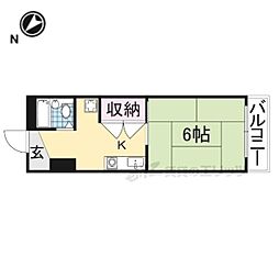 YOTハイツ 1Kの間取図画像