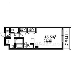 M'プラザ津田駅前12番館 1Kの間取図画像