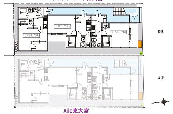 グランプルーヴ東大宮 ｜埼玉県さいたま市見沼区東大宮7丁目(賃貸アパート1K・3階・23.56㎡)の写真 その12