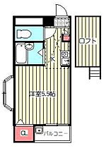 アドミラブールF  ｜ 埼玉県さいたま市南区文蔵3丁目（賃貸マンション1R・2階・17.00㎡） その2