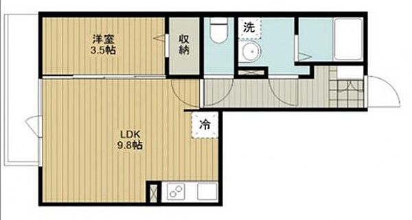 マレソール ｜埼玉県さいたま市岩槻区諏訪4丁目(賃貸アパート1LDK・3階・34.78㎡)の写真 その15