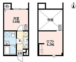 クラリエール東川口  ｜ 埼玉県川口市戸塚4丁目（賃貸アパート1K・1階・20.30㎡） その2