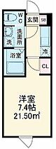 グラデュース大和田町  ｜ 埼玉県さいたま市見沼区大和田町2丁目（賃貸アパート1K・2階・21.50㎡） その2