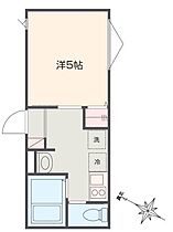 メルディア大宮III  ｜ 埼玉県さいたま市大宮区桜木町4丁目（賃貸アパート1K・1階・18.28㎡） その2