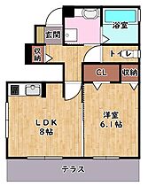 EAST NONAMI拾参番館 101 ｜ 滋賀県彦根市東沼波町1076-12（賃貸アパート1LDK・1階・40.03㎡） その2