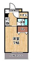 サンタウン竹鼻B棟 135 ｜ 滋賀県彦根市竹ケ鼻町688（賃貸マンション1K・1階・25.81㎡） その2