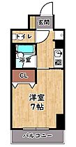 サンタウン竹鼻A棟 113 ｜ 滋賀県彦根市竹ケ鼻町688（賃貸マンション1K・1階・25.20㎡） その2