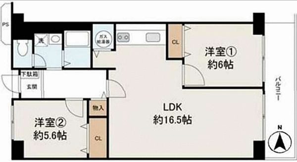 間取りを拡大表示