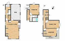 本庄市児玉町塩谷　戸建て 3LDKの間取り