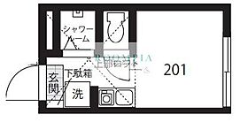 Spilytus目黒 201 ｜ 東京都目黒区下目黒２丁目23-29（賃貸アパート1R・2階・13.39㎡） その2