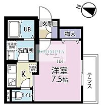 リアンMT 101 ｜ 東京都目黒区下目黒５丁目5-6（賃貸マンション1K・1階・25.56㎡） その2