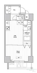 CREATIF押上 1DKの間取図画像