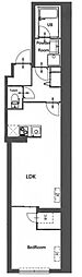 CREATIF東日暮里 1LDKの間取図画像