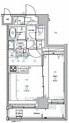 アンベリール亀戸パーク 1LDKの間取図画像