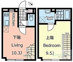 PASEO西新宿五丁目 1LDKの間取図画像