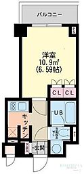 エスティメゾン新中野 1Kの間取図画像