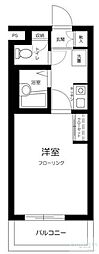ザ・ハウス中野坂上 1Kの間取図画像