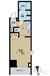 KDXレジデンス東新宿 1Kの間取図画像