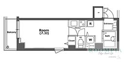 ガーラ新宿下落合 1Kの間取図画像