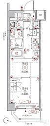 クレイシアIDZ幡ヶ谷 2Kの間取図画像