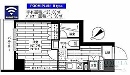 グランドコンシェルジュ西巣鴨アジールコート 1Kの間取図画像