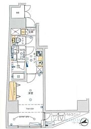 フェルクルールプレスト三ノ輪駅前 1Kの間取図画像