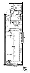 アーバイル西新宿 1Kの間取図画像