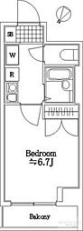 ロイヤルアメニティー巣鴨 1Kの間取図画像
