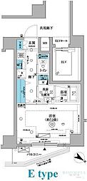 フェニシア三軒茶屋 1Kの間取図画像