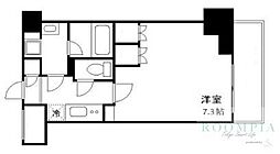 クレヴィスタ大島1 1Kの間取図画像