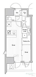 ARKMARK大森町ASYLCOURT 2Kの間取図画像