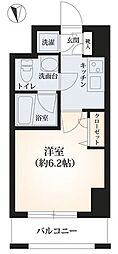 コンシェリア御茶ノ水 1Kの間取図画像