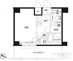 ルーブル中板橋六番館 1Kの間取図画像