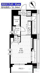 ステージグランデ江古田 1Kの間取図画像