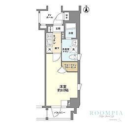 ステージファースト新宿原町 1Kの間取図画像