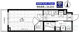 ステージグランデ新中野アジールコート 1Kの間取図画像