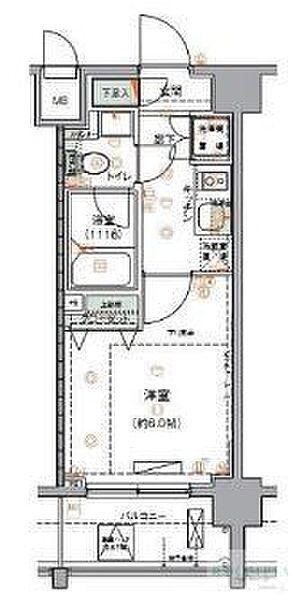 ハーモニーレジデンス羽田ＷＥＳＴ 403｜東京都大田区東糀谷３丁目(賃貸マンション1K・4階・21.45㎡)の写真 その2