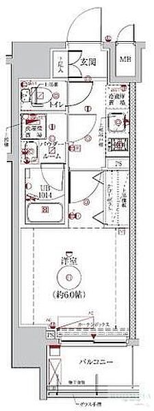 LUMEED横濱南 1007｜神奈川県横浜市南区高砂町２丁目(賃貸マンション1K・10階・22.11㎡)の写真 その2