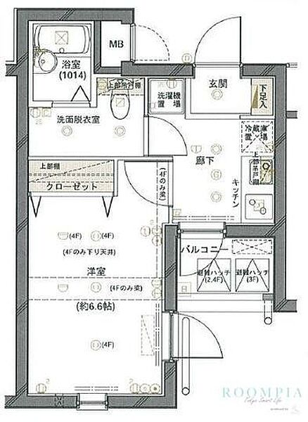 フォルトゥナ小石川 304｜東京都文京区小石川５丁目(賃貸マンション1K・3階・23.90㎡)の写真 その2