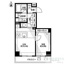 プレール・ドゥーク西新宿五丁目 807 ｜ 東京都中野区弥生町１丁目8-9（賃貸マンション1LDK・8階・40.86㎡） その2