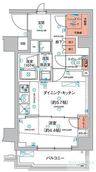 ハーモニーレジデンス東京羽田スカイブリッジ 605｜東京都大田区羽田６丁目(賃貸マンション1DK・6階・31.08㎡)の写真 その2