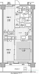 Nステージ東小金井 2階2LDKの間取り