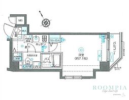 フェニックス西新宿参番館 2階1Kの間取り