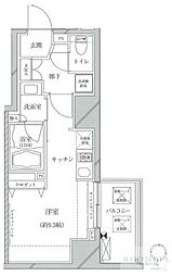 クレイシア亀戸 ワンルームの間取図画像
