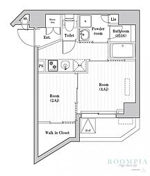 レジデンス北大塚 2Kの間取図画像