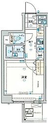 ジェノヴィア桜台グリーンウォール 1Kの間取図画像